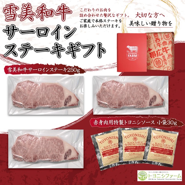 雪美和牛サーロインステーキギフト